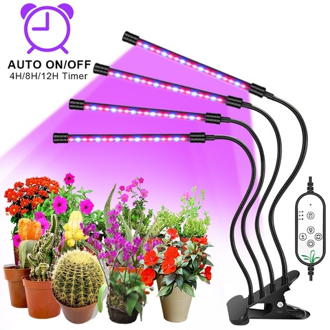 Goodland-Luz LED de cultivo Fitolampy, Lámpara USB de espectro completo, con Control para plantas semillas, flores, interior, protector de cultivo ► Foto 1/6