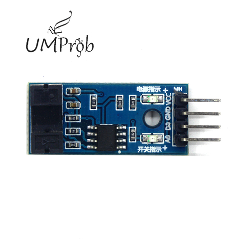 10 unids/lote LM393 15mA 3,3-5,5 V 4 PIN de infrarrojos Sensor de velocidad para arduino Diy Kit ► Foto 1/3