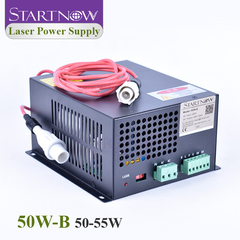 Startnow-fuente de alimentación láser 50W-B, 50W, CO2, 45W, 220V/110V, para máquina de tallar o cortar láser, accesorios de equipo de 55W PUS ► Foto 1/6