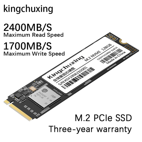 Kingchuxing-unidad interna de estado sólido para ordenador portátil, nvme 256GB unidad ssd m2, 512GB, 1TB, 128GB, M.2, 2280, PCIe ► Foto 1/6