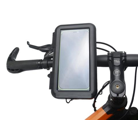 Funda de teléfono impermeable de 6,8 pulgadas con soporte para bicicleta, soporte para teléfono móvil de motocicleta, funda a prueba de golpes, bolsa GPS para bicicleta eléctrica ► Foto 1/6