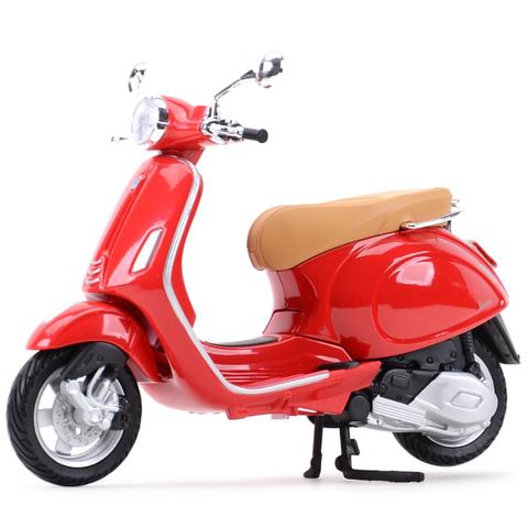 Maisto-vehículos estáticos de fundido a presión, juguetes modelo de motocicleta coleccionables, Piaggio Vespa Primavera 150, 1:12 ► Foto 1/6