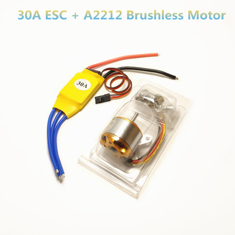 Motor sin escobillas XXD A2212 1000kv, controlador de velocidad ESC 30A para avión de control remoto, multicóptero X525, modelo DIY ► Foto 1/6