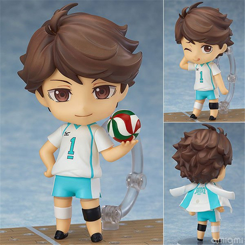 ¡Lindo Anime tee! Voleibol atleta Oikawa Tooru 563 PVC colección de figuras de acción modelo niños juguetes muñeca regalo 10cm ► Foto 1/6