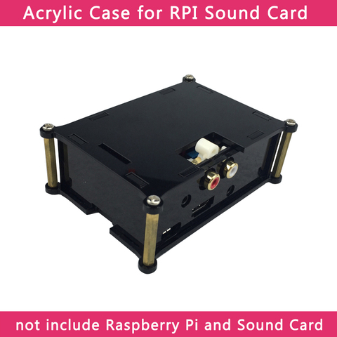 Carcasa acrílica para tarjeta de sonido DAC HIFI para Raspberry Pi 3 Modelo B +/3B/2B ► Foto 1/6