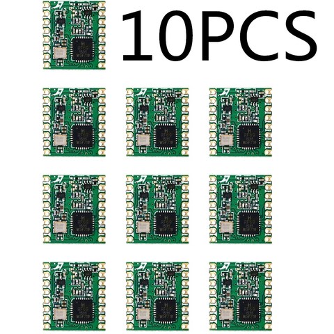 10 Uds RFM69HC RFM69HCW RFM69H 433MHZ/868MHZ/915MHZ FSK Módulo Transceptor Inalámbrico SX1231 16*16mm ► Foto 1/3