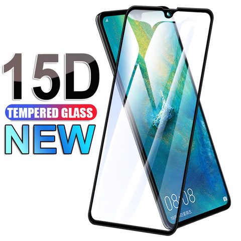 Protector de cristal 15D para pantalla de móvil, película de vidrio para Huawei Mate 9 10 20 30 Lite Mate10 Pro, P30 Lite P smart 2022 ► Foto 1/6