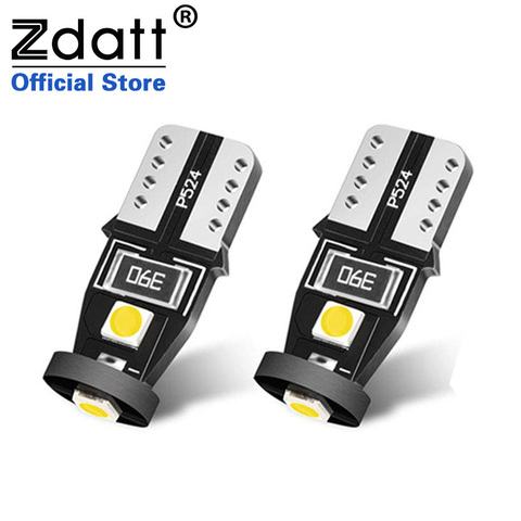 Zdatt-bombilla LED de alta calidad para coche, 2 uds., T10 W5W, marcador de giro lateral, 168, 194, cuña, para estacionamiento ► Foto 1/6