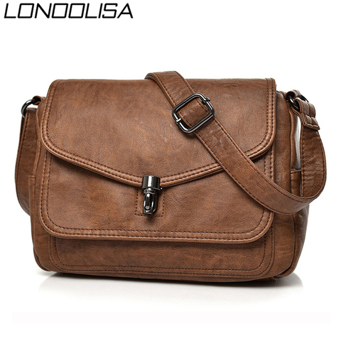 Bolsos de hombro Vintage de cuero suave para mujer bolsos de lujo para mujer bolsos pequeños de diseñador para mujer 2022 bandolera ► Foto 1/6