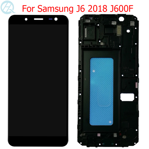 Pantalla LCD original AMOLED para Samsung Galaxy J6 2022, con Marco, 5,6 