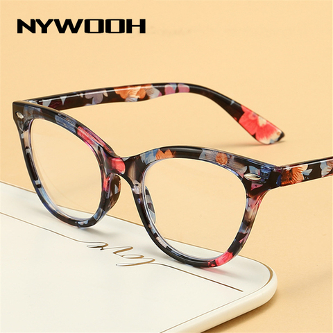 NYWOOH-gafas de lectura tipo ojo de gato para mujer, lentes de lectura tipo Ojo de gato, antiluz azul, para ordenador, dioptrías + 1,0, 1,5, 2,0, 2,5, 3,0, 3,5, 4,0 ► Foto 1/6