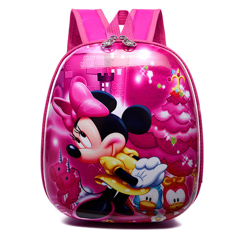 Mochila de Disney para niños, morral de princesa de concha, mochila escolar de dibujos animados para niños, mochila de Elsa de Frozen ► Foto 1/6