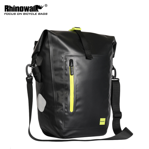 RHINOWALK-bolsa impermeable para bicicleta de montaña, 25L, para bicicleta de carretera, bolsa de asiento trasero para ciclismo, accesorio de hombro ► Foto 1/6