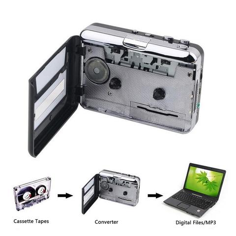 Walkman reproductor de Cassette USB Cassette a MP3 convertidor captura reproductor de Audio Cassette grabadora USB reproductor de Cassette ► Foto 1/6