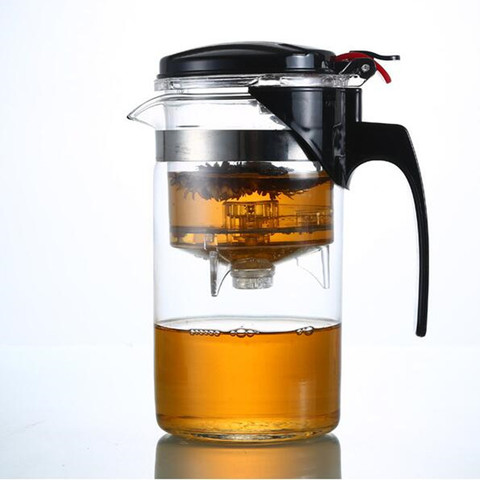 Tetera de vidrio resistente al calor, juego de té chino Puer hervidor, cafetera de vidrio práctica, tetera de oficina con filtro, novedad de 2022 ► Foto 1/6