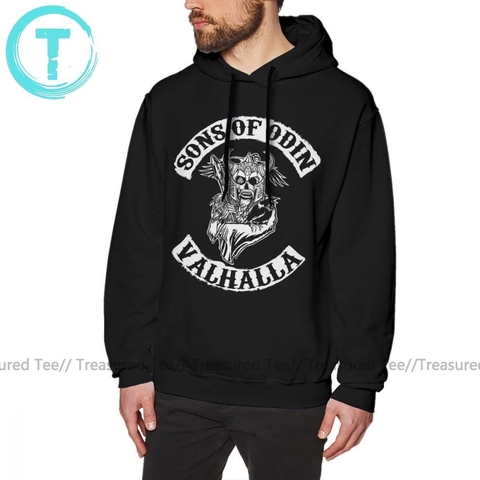 Hijos de la anarquía Sudadera con capucha de los hijos de Odin Valhalla capítulo sudaderas con capucha lindo Jersey Sudadera con capucha suelto vestido Oversize Otoño de manga larga Hombre Sudaderas con capucha ► Foto 1/6