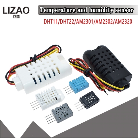 Sensor Digital de temperatura y humedad para Arduino, DHT11, DHT22, AM2302B, AM2301, AM2320 ► Foto 1/6