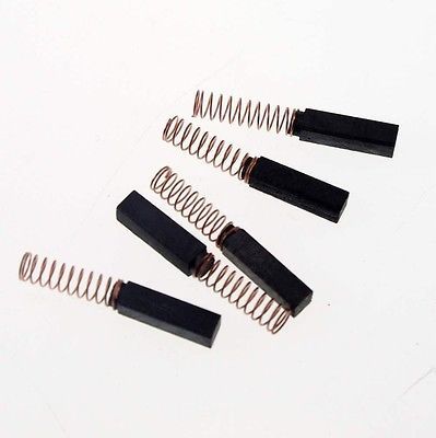 Cepillos de carbono para dispositivo DC Motor, herramienta eléctrica, pulidora amoladora, 15x4x4mm, 10 Uds. ► Foto 1/2