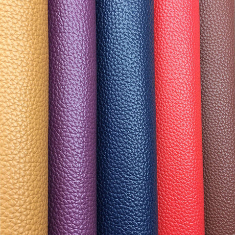 Tela de cuero Artificial de piel sintética suave para coser, bolso, ropa, sofá, coche, Material hecho a mano, 20x15cm, Color sólido, novedad ► Foto 1/6
