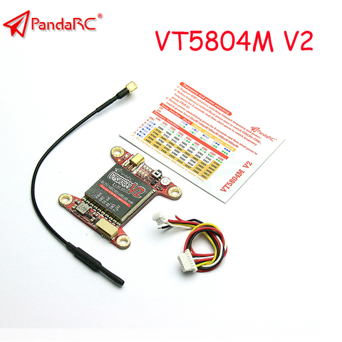 PandaRC-transmisor VT5804M V2 de 0-600mW conmutable, 48CH, FPV, VTX RC, tablero transmisor y receptor para accesorios RC, nuevo ► Foto 1/5