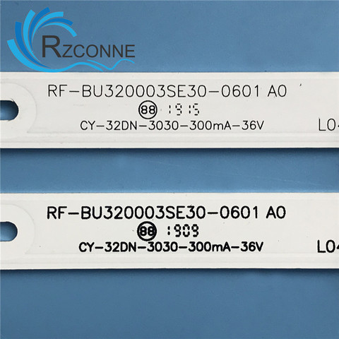 6V tira de LED para iluminación trasera 6 lámpara para RF-BU320E30-0601S-02 RF-BU320003SE30-0601 A0 32PL52TC-SM CY-32DN-3030-3000MA-36V PC32LH12T2C ► Foto 1/5