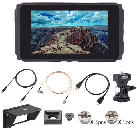 Fotga-Monitor de cámara C50, pantalla táctil HD IPS de 5 pulgadas, 3G, SDI, 3D-LUT, 2000nit ► Foto 1/6