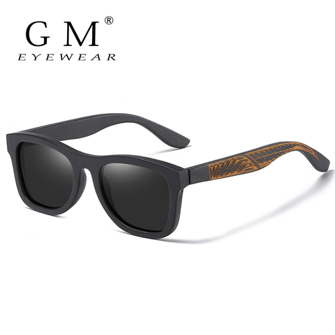 GM-gafas De sol polarizadas Retro Para hombre y mujer, anteojos con marco De madera, UV400, S1610L ► Foto 1/6