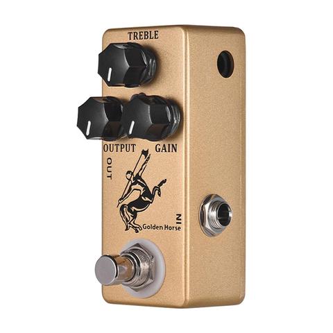 Pedal de guitarra plata/Golden Horse, efecto Overdrive, carcasa totalmente de Metal, Bypass, 2 colores ► Foto 1/6