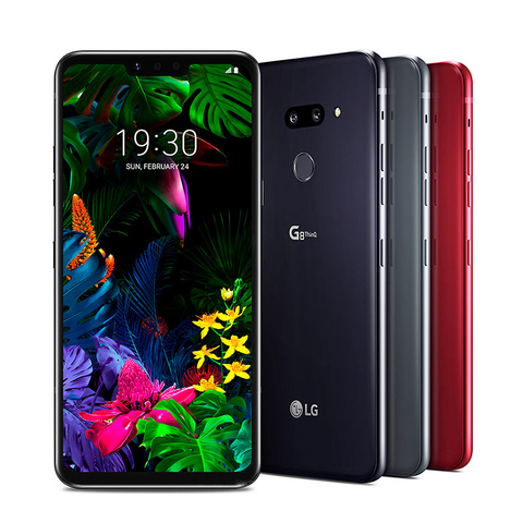 LG-teléfono móvil G8 ThinQ Original libre, 6G + 128GB, Qualcomm 855, pantalla completa de 6,1 pulgadas, carga rápida (sin Pulir) ► Foto 1/6