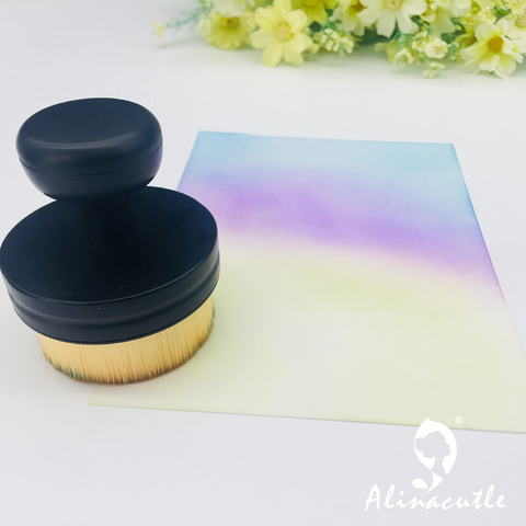 Pincel para pintar y pintar, brochas de maquillaje, pinceles para pintar, para colección de recortes, hecho a mano ► Foto 1/6