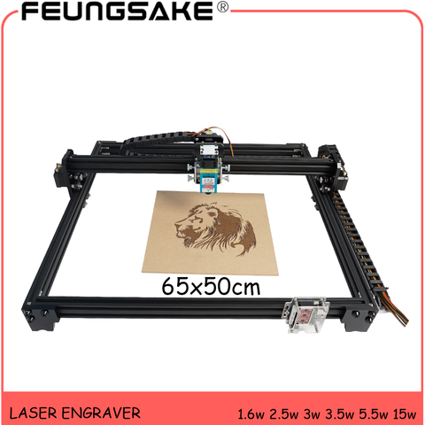 Máquina láser 6550 de 15w, máquina de grabado láser PMW, TTL,cnc 7w, 5500mw, 1600mw, 65*50 área de trabajo ► Foto 1/6