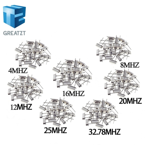 10 Uds 4Mhz 6Mhz 8Mhz 12Mhz 16Mhz 20Mhz 24Mhz 4.000mhz 8.000mhz igMopnrq de cristal de cuarzo resonador pasivo oscilador HC 49 nuevo ► Foto 1/1