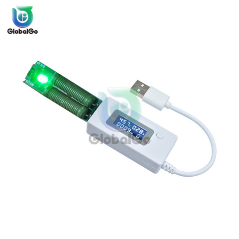 Medidor de voltaje de corriente de carga móvil, medidor de voltaje de carga Digital con USB, medidor de voltímetro médico, amperímetro, interruptor de resistencia de carga ► Foto 1/6