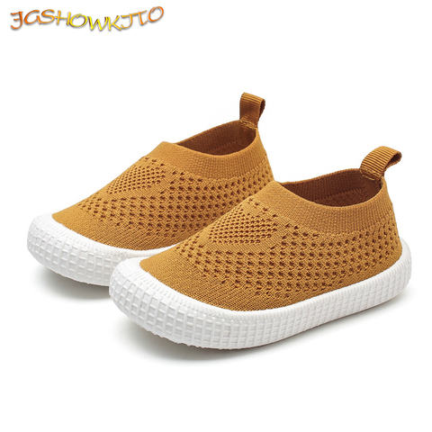 JGSHOWKITO-zapatos deportivos para niños y niñas, Zapatillas de malla de aire transpirables, supersuaves, para correr, 21-30 ► Foto 1/6