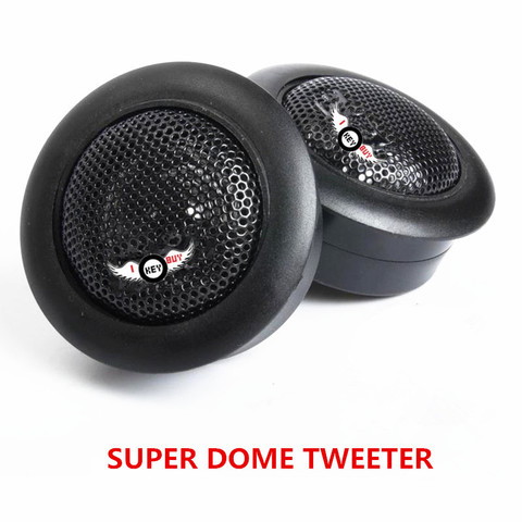 I Key Buy 1 par de altavoces de Audio universales para coches Super Dome Tweeter, sonido perfecto, Klaxon, buena calidad, electrónica para coche 120W 4Ohm ► Foto 1/6