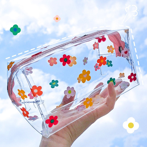 Kevin & sasa Crafts-estuche grande transparente de PVC, bolsa de material escolar lápiz, regalo de papelería, mochila para el colegio a la escuela ► Foto 1/6