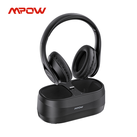 Mpow-auriculares inalámbricos T20 con Bluetooth, dispositivo de audio con transmisor, 3,5mm, RCA AXU, puerto USB, 25H de tiempo de reproducción, para TV, portátil, PC ► Foto 1/6