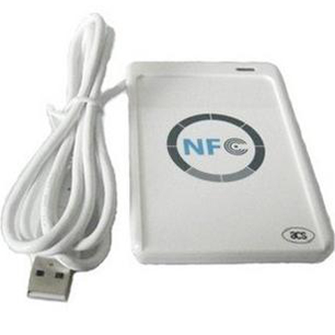 Lector de tarjetas inteligentes USB ACR122U, NFC, RFID, escritor + 1 Software SDK CD ► Foto 1/4