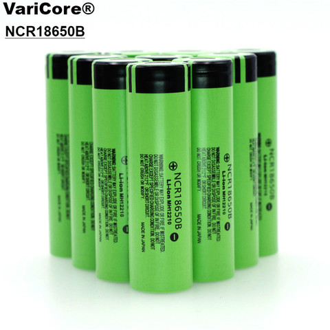 VariCore nuevo Original 18650 3400mAh NCR18650B batería recargable 3,7 V para baterías de ordenador portátil Panasonic ► Foto 1/6