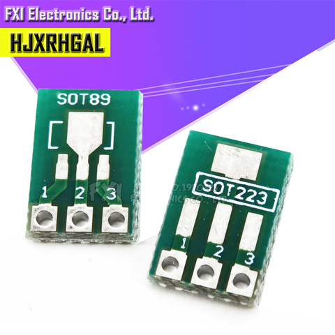 20 piezas SOT89 SOT223 a placa de transferencia DIP Pin Board adaptador de paso keysets igmopnrq ► Foto 1/2