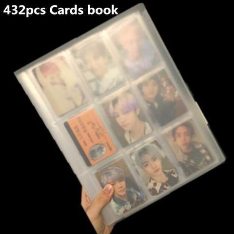 Gran Mac 432 tarjetas de capacidad de álbumes con 24 Página para juego de celebridad estrella Tarjeta de foto recoger libro álbum de soportes ► Foto 1/6