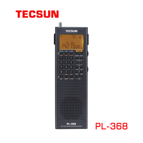 Mini TECSUN PL-368 64-108MHZ DSP ETM ATS FM estéreo MW SW mundo banda Radio Estéreo ► Foto 1/6