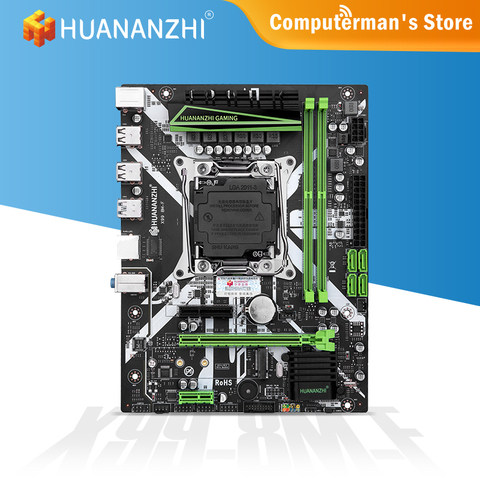 HUANANZHI X99 8M F X99 placa base Intel XEON E5 LGA2011-3 toda la serie DDR4 RECC NON-ECC memoria NVME USB SATA servidor estación de trabajo ► Foto 1/5