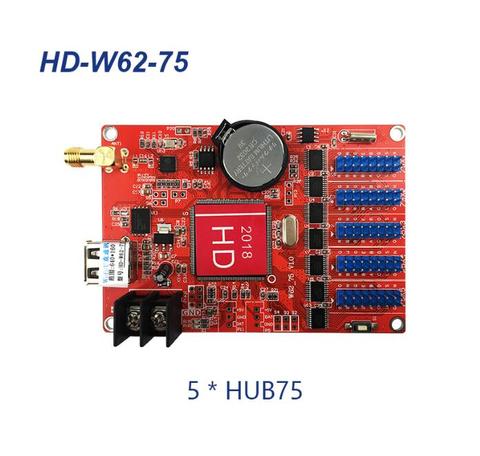 HD-W62-75 Hub75B-controlador LED gráfico pequeño, configuración inteligente, trabajo para módulo P4, P5, P10 a todo Color ► Foto 1/4