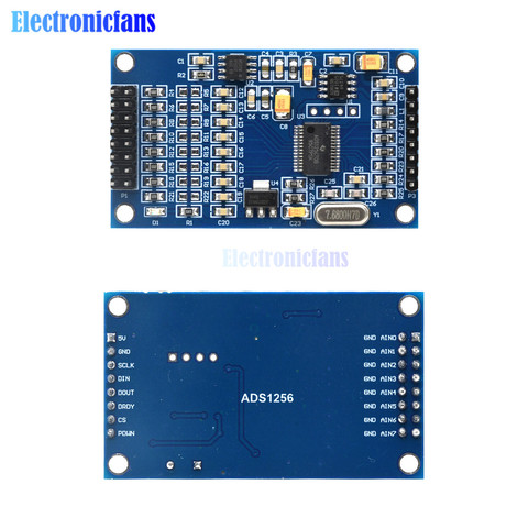 Módulo de tablero de alta precisión ADS1256, 24 bits, 8 canales, ADC, recolección de datos, tarjeta de adquisición de datos ► Foto 1/6