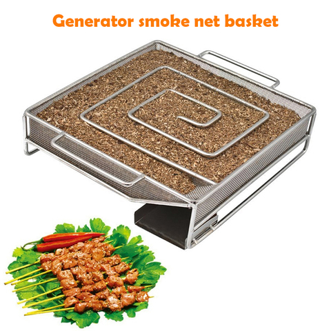 Generador frío de humo para barbacoa, accesorios de carne, barbacoa, ahumador de cocina, pescado, pescado, Mini caja para fumar con Chip de madera de Apple ► Foto 1/6