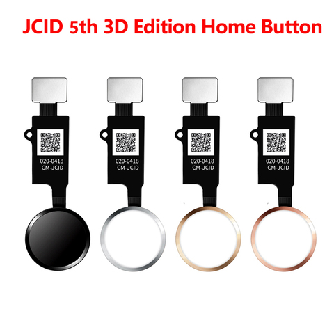 JC-botón de inicio JCID 5ª generación 3D, Cable flexible de huella dactilar táctil Universal para iPhone 7, 7plus, 8, 8plus, botón de retorno ► Foto 1/4