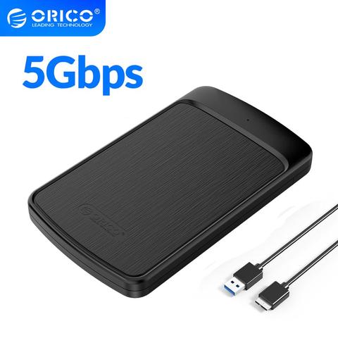 ORICO Funda de disco duro 2,5 SATA a USB 3,0 carcasa de disco duro para SSD disco HDD HD herramienta gratuita 4TB HDD externo carcasa adaptador ► Foto 1/6