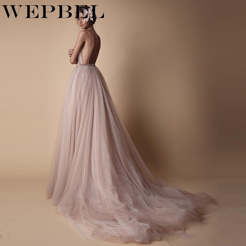 WEPBEL Sexy-vestido sin mangas para mujer, vestidos de fiesta de noche informales con espalda descubierta y cuello Halter ► Foto 1/1