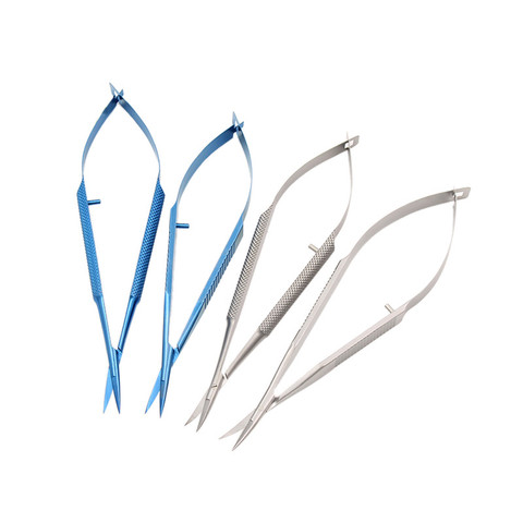 Tijeras microscópicas Forcep Probe, Micro gancho, pinzas, espátula de 12cm, sondas de acero inoxidable, ganchos, espátulas, pinzas de espéculos ► Foto 1/6